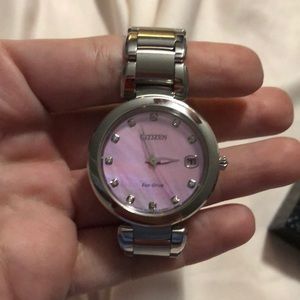 Citizen eco women’s pink watch